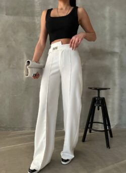 PANTALONI BLAZE WHITE - imagine 3